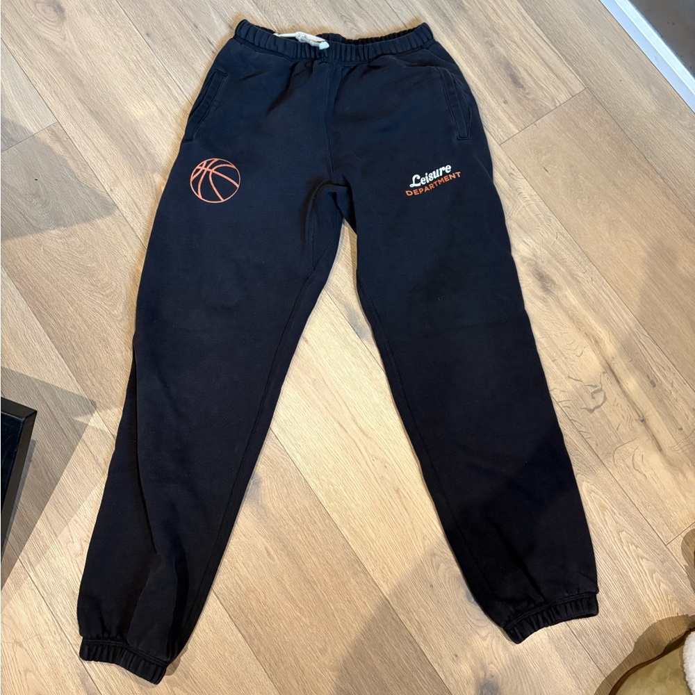 Leisure Basketball Black Jogger Pants